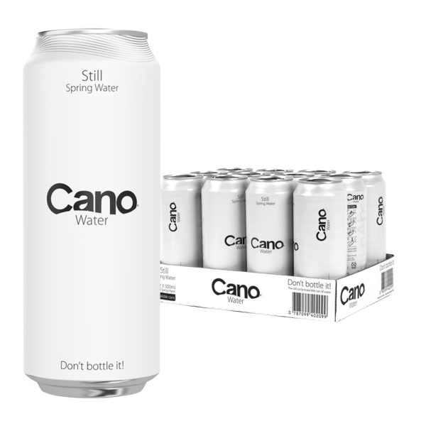 Cano Water Still Resealable 500ml (Pack of 12)