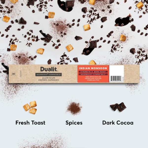Dualit Indian Monsoon Aluminium Coffee Capsules (Pack of 10) - Image 8