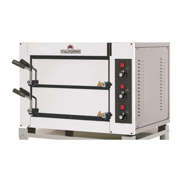 Italforni Fast 50 Compact Twin Deck Electric Pizza Oven