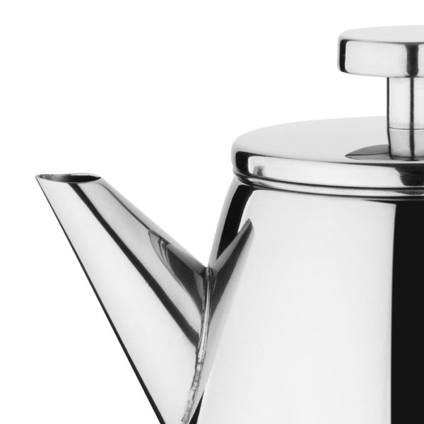 Olympia Conical Insulated Stainless Steel Teapot with Filter 350ml - Image 4