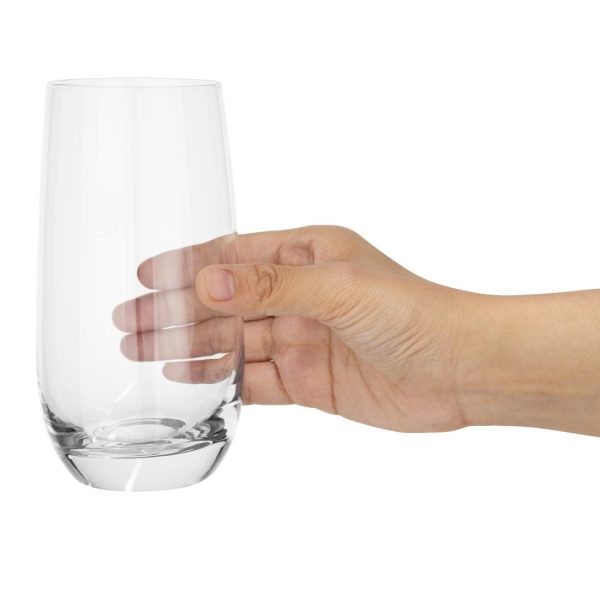 Olympia Rounded Hi Ball Tumblers 490ml (Pack of 6) - Image 3