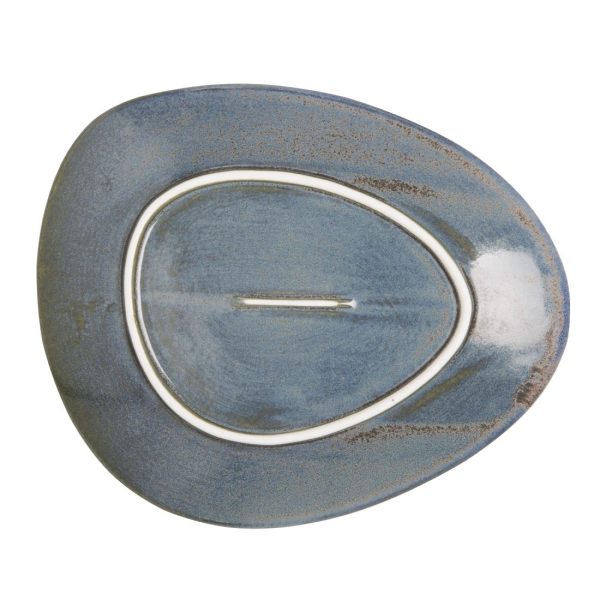 Olympia Ember Blue Triangle Plates 250x207mm (Pack of 6) - Image 8
