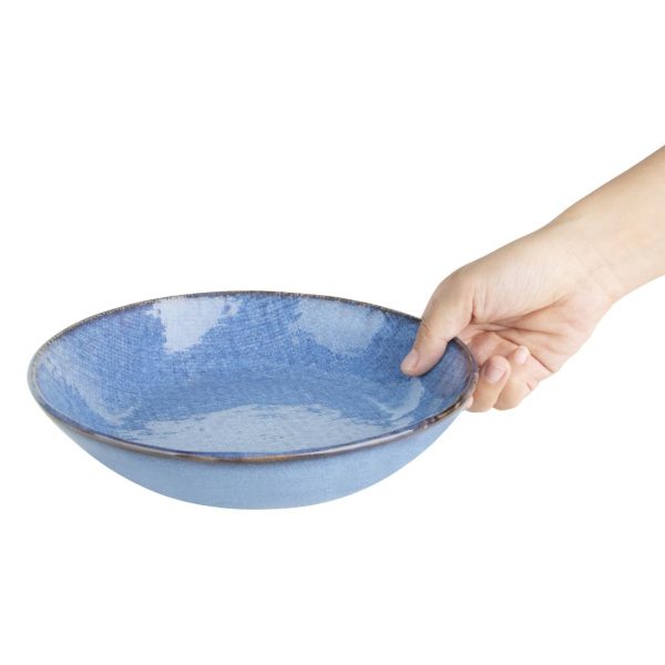 Olympia Denim Blue Coupe Bowls 220mm (Pack of 6) - Image 9