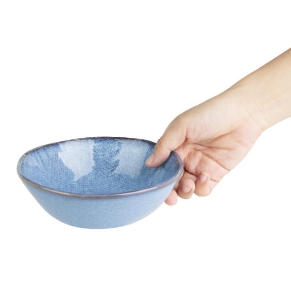 Olympia Denim Blue Coupe Bowls 160mm (Pack of 6) - Image 8