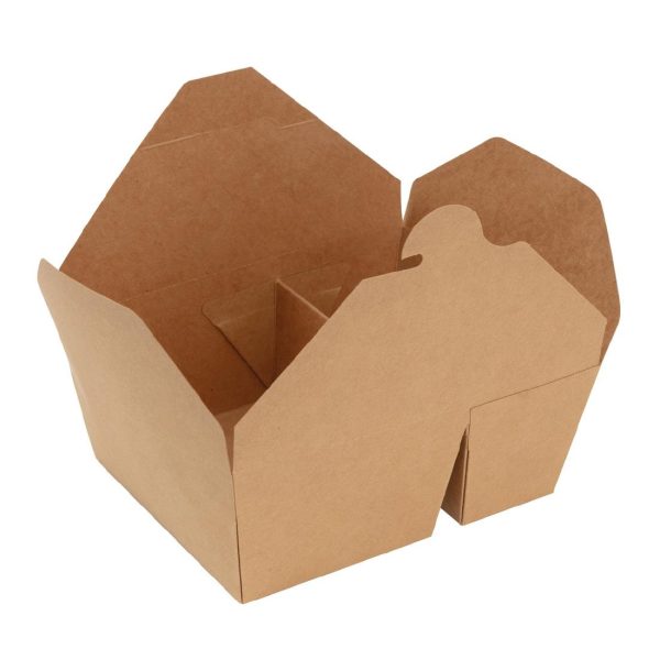 Colpac Two Compartment Food Container Medium 380/670ml (Pack of 200) - Image 3
