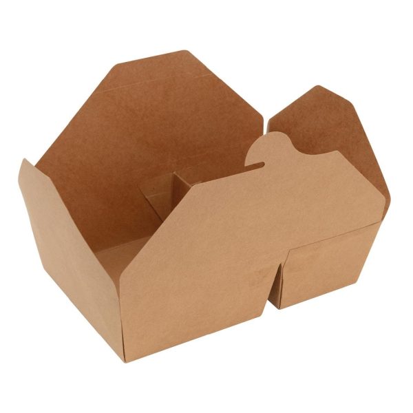 Colpac Two Compartment Food Container Large 510/920ml (Pack of 200) - Image 3