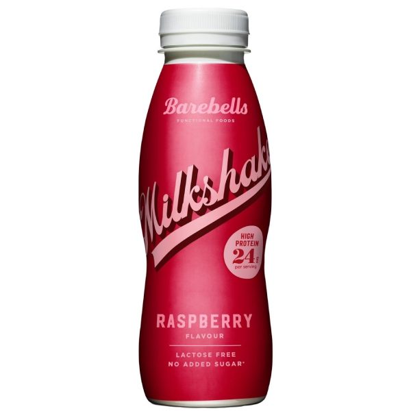 Barebell Raspberry Milkshakes 330ml (Pack of 8)