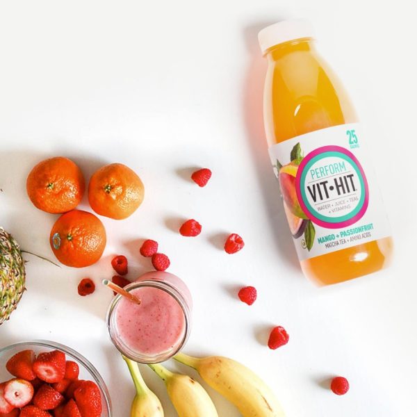 VITHIT Perform Mango & Passionfruit Vitamin Water 500ml (Pack of 12) - Image 3