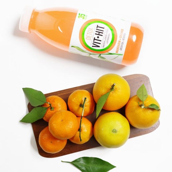 VITHIT Mandarin Detox Vitamin Water 500ml (Pack of 12) - Image 2