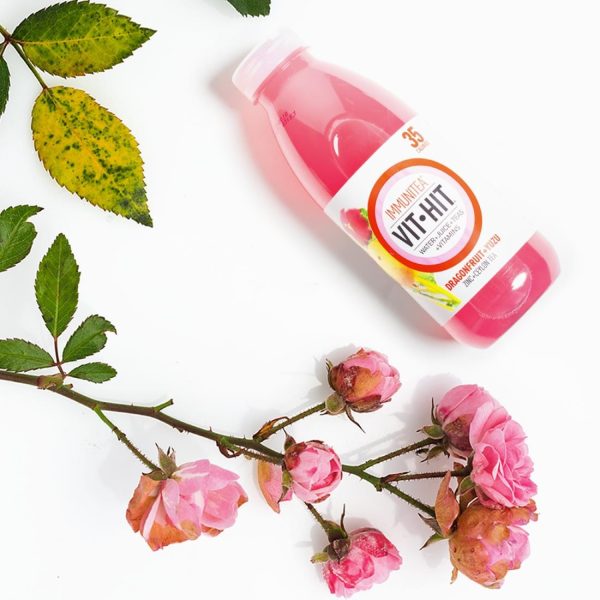 VITHIT Immunitea Dragonfruit & Yuzu Vitamin Water 500ml (Pack of 12) - Image 2