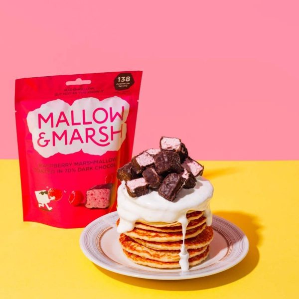 Mallow & Marsh Raspberry Marshmallow Pouches 100g (Pack of 6) - Image 6