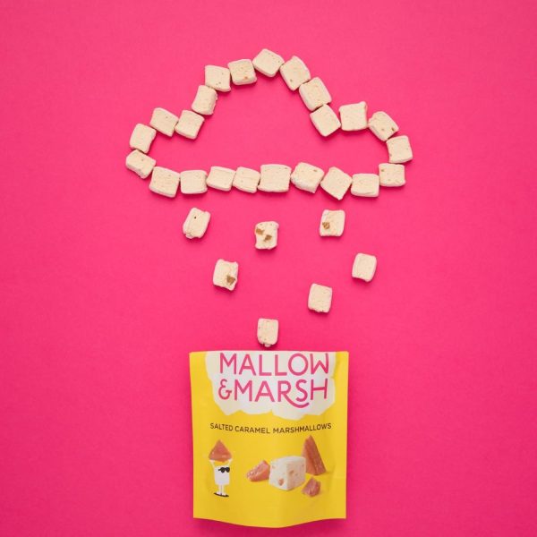 Mallow & Marsh Salted Caramel Marshmallow Pouches 100g (Pack of 6) - Image 5