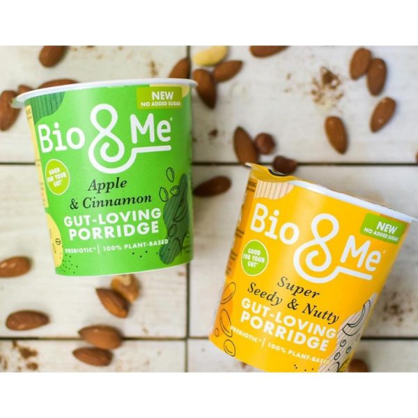 Bio&Me Apple & Cinnamon Porridge Pots 58g (Pack of 8) - Image 3