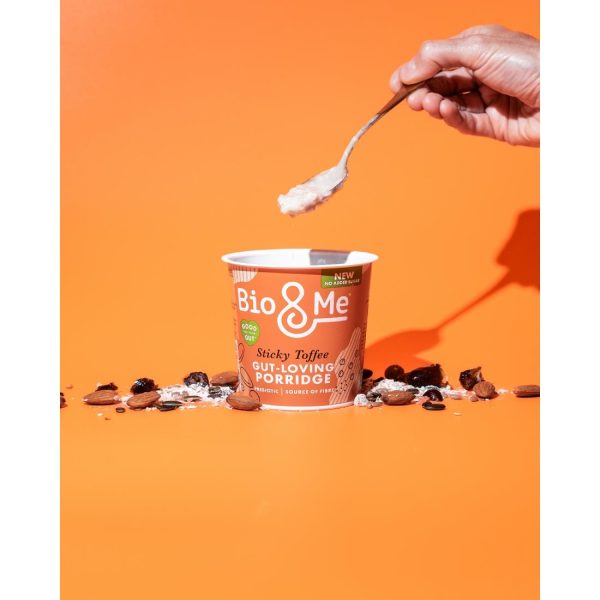 Bio&Me Sticky Toffee Porridge Pots 58g (Pack of 8) - Image 3