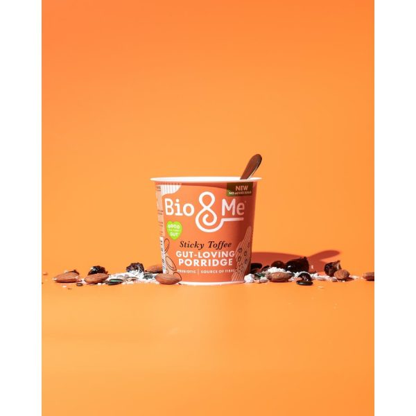 Bio&Me Sticky Toffee Porridge Pots 58g (Pack of 8) - Image 2