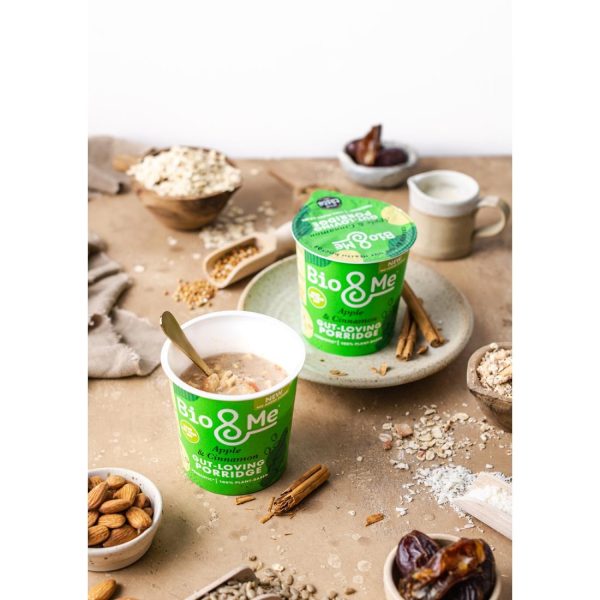 Bio&Me Apple & Cinnamon Porridge Pots 58g (Pack of 8) - Image 4