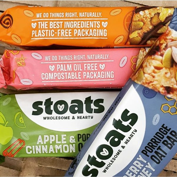 Stoats Raspberry & Honey Oat Bars 42g (Pack of 24) - Image 2