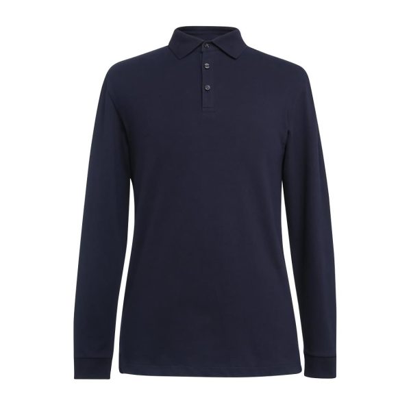 Brook Taverner Frederick Men's Navy Long Sleeve Polo