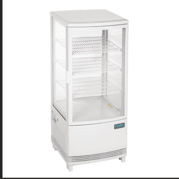 Polar C-Series Energy Efficient Curved Door Display Fridge White 86Ltr - Image 5