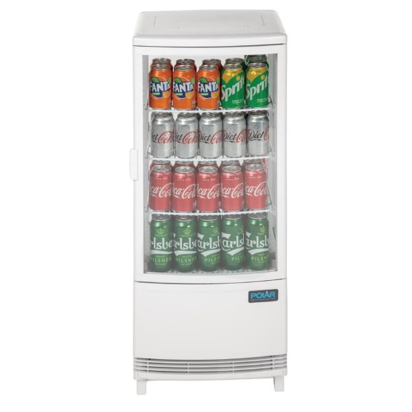 Polar C-Series Energy Efficient Curved Door Display Fridge White 86Ltr - Image 13