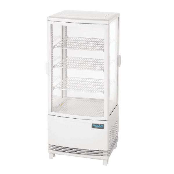 Polar C-Series Energy Efficient Curved Door Display Fridge White 86Ltr - Image 14