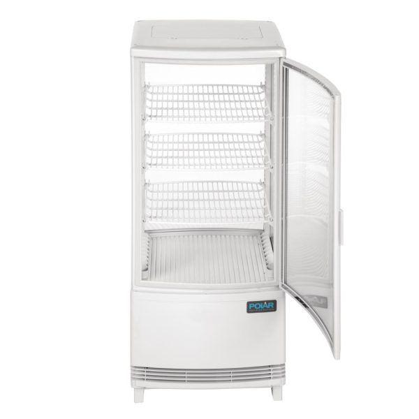 Polar C-Series Energy Efficient Curved Door Display Fridge White 86Ltr - Image 15