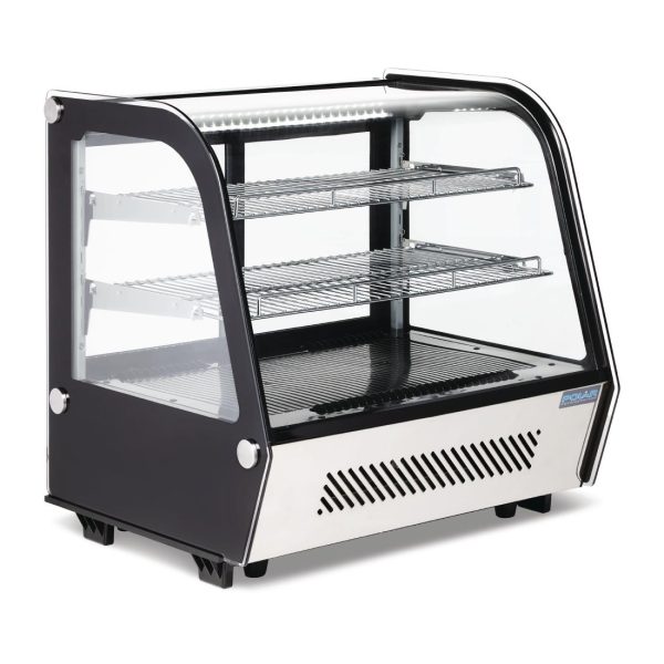 Polar G-Series Energy Efficient Countertop Food Display Fridge Black 120Ltr - Image 12