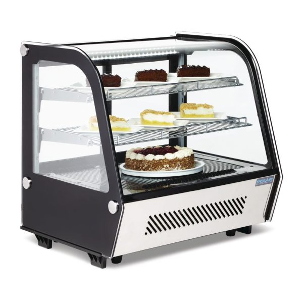 Polar G-Series Energy Efficient Countertop Food Display Fridge Black 120Ltr - Image 14