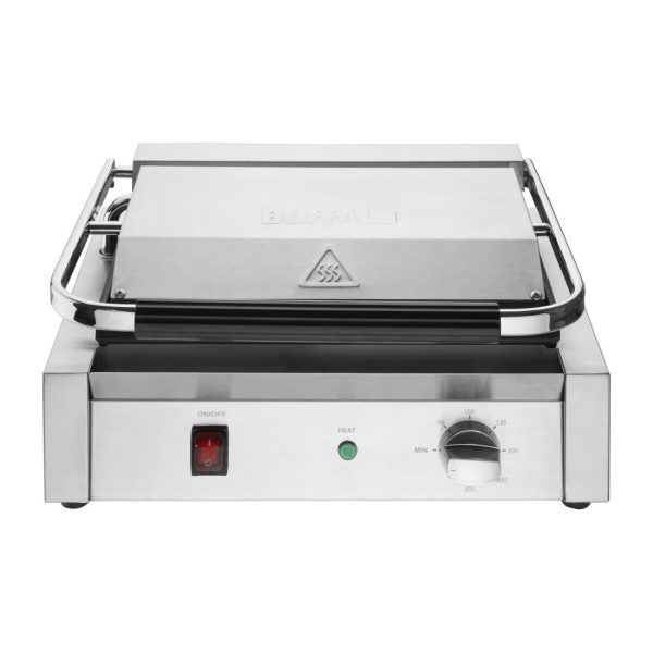 Buffalo Bistro Large Ribbed Contact Grill - Image 3