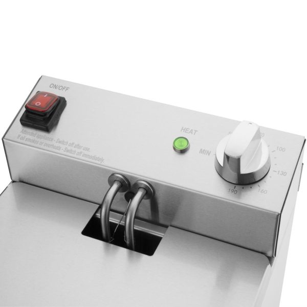 Buffalo Single Tank Single Basket 5Ltr Countertop Fryer 2.8kW - Image 4