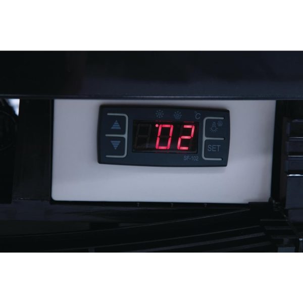 Polar C-Series Energy Efficient Curved Door Display Fridge Black 235Ltr - Image 3