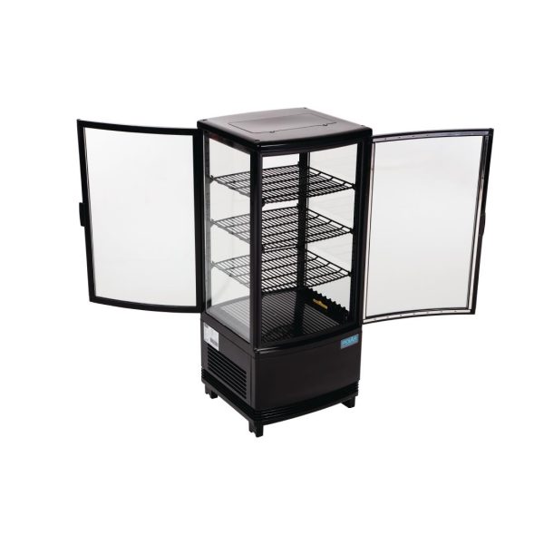 Polar C-Series Energy Efficient Curved Door Display Fridge Black 86Ltr - Image 13