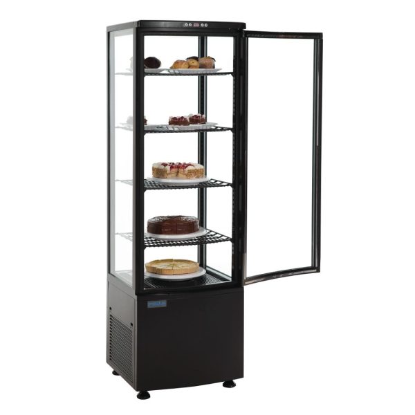 Polar C-Series Energy Efficient Curved Door Display Fridge Black 235Ltr - Image 5