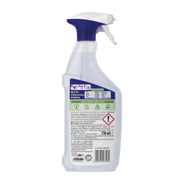 Flash Professional Disinfecting Power Degreaser Cleaning Spray 750ml (Pack of 6) - Image 3
