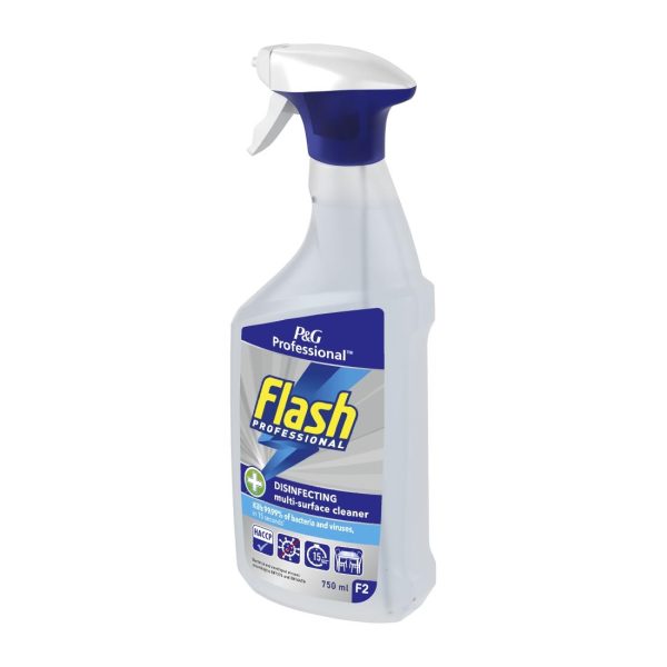 Flash Professional Disinfecting Multi-Surface Cleaning Spray 750ml (Pack of 6) - Image 3