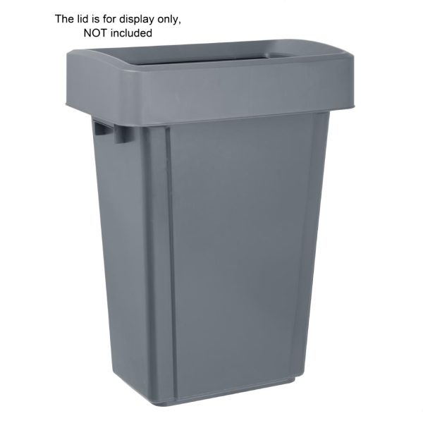Jantex Slim Bin 60Ltr Grey - Image 4