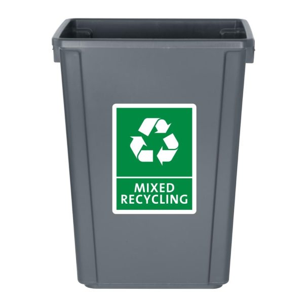 Jantex Slim Bin 60Ltr Grey - Image 6
