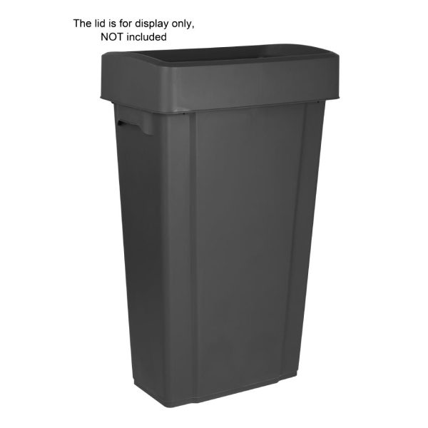 Jantex Slim Bin 80Ltr Black - Image 4