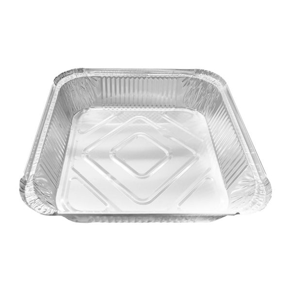 Fiesta Recyclable Deep Foil Containers 2100ml (Pack of 200) - Image 2