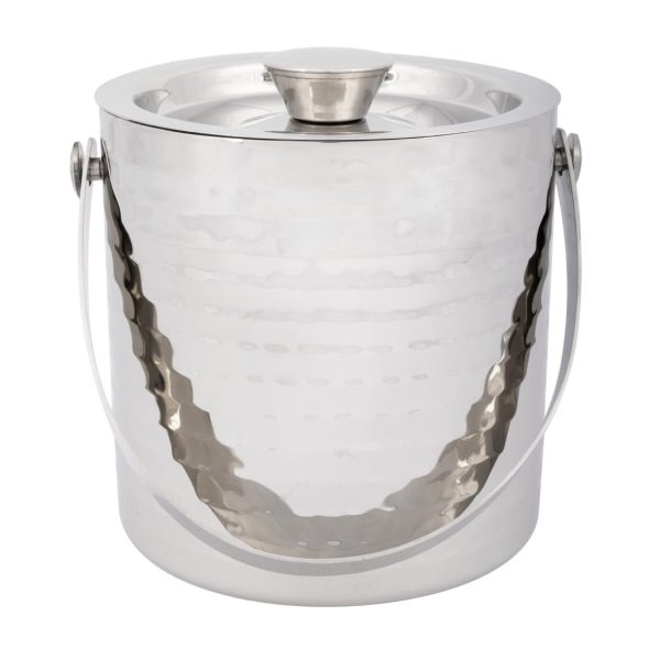 Olympia Hammered Double Wall Ice Bucket 1550ml - Image 2