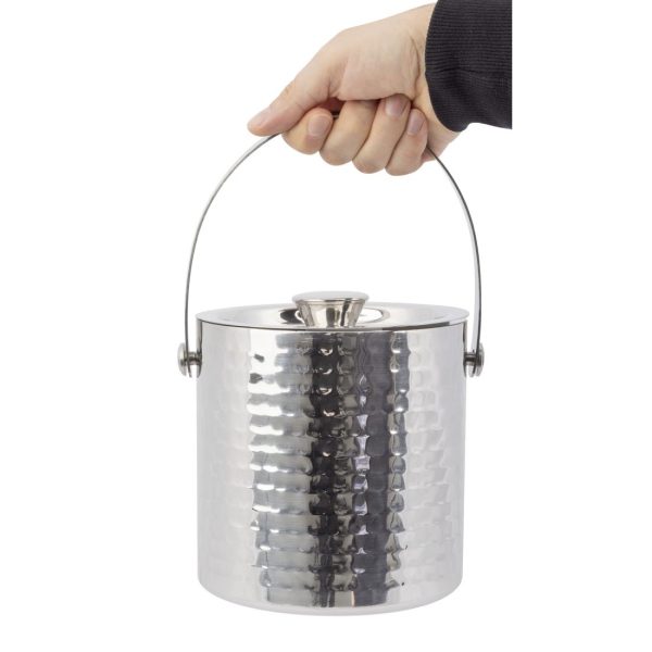 Olympia Hammered Double Wall Ice Bucket 1550ml - Image 7