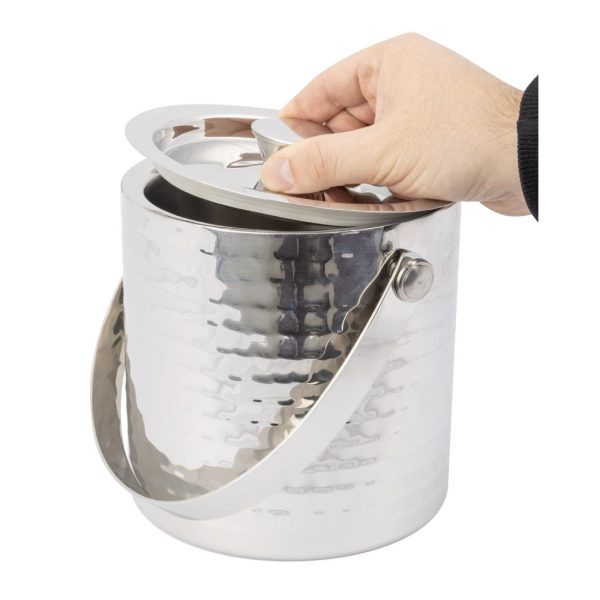 Olympia Hammered Double Wall Ice Bucket 1550ml - Image 8