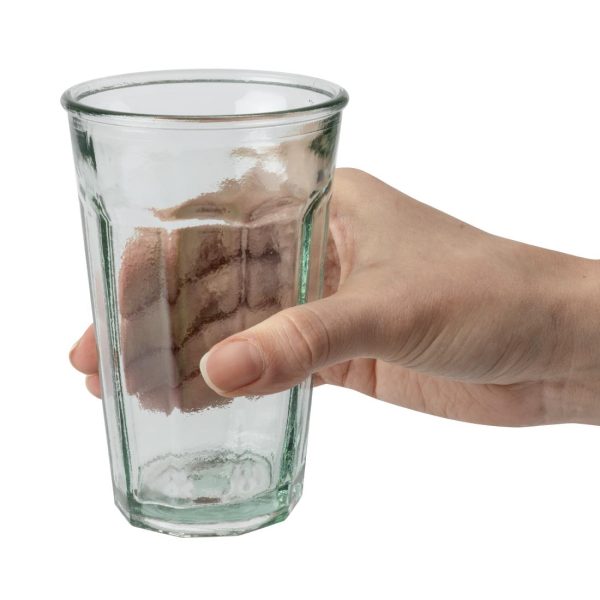 Olympia Recycled Glass Orleans Tumblers 275ml (Pack of 6) - Image 5