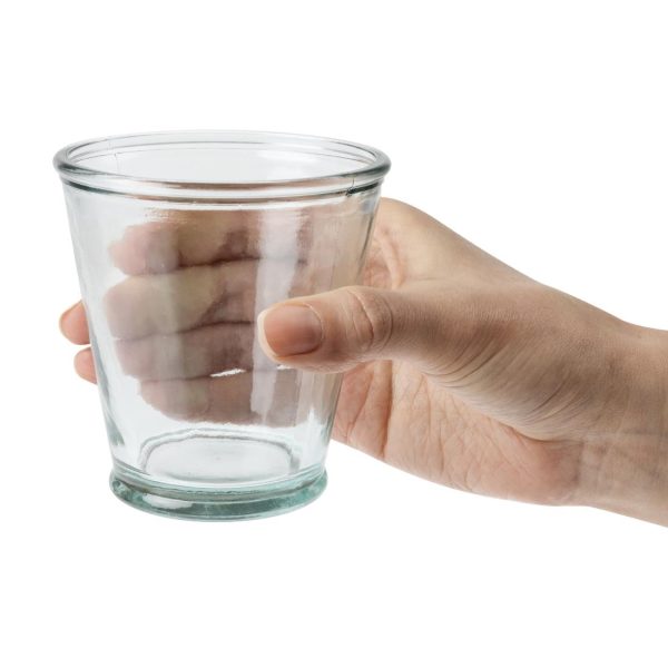 Olympia Recycled Glass Conical Tumblers 220ml (Pack of 6) - Image 5
