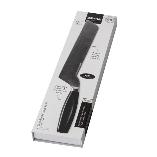 Boska General Purpose Knife Black Handle 140mm - Image 4