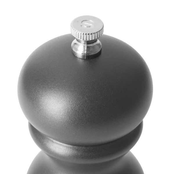 Olympia Salt Or Pepper Grinder Grey Hevea Wood 125mm - Image 3