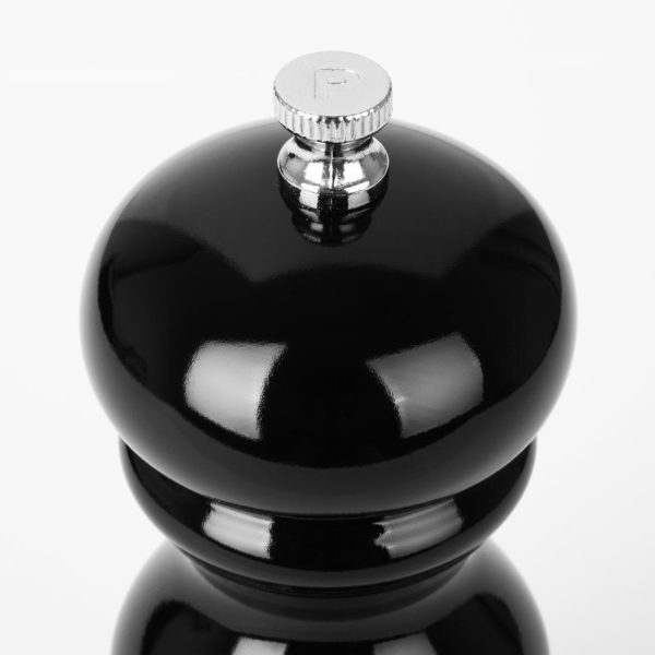Olympia Salt Or Pepper Grinder Black Hevea Wood 125mm - Image 2
