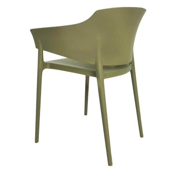 Bolero Lorenzo Cafe Chairs Green Tea (Pack of 2) - Image 3