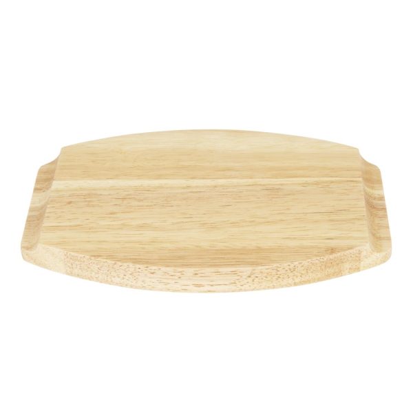 Olympia Hevea Board for Cast Iron Oval Eared Dish 260x165mm for FW817 - Image 4