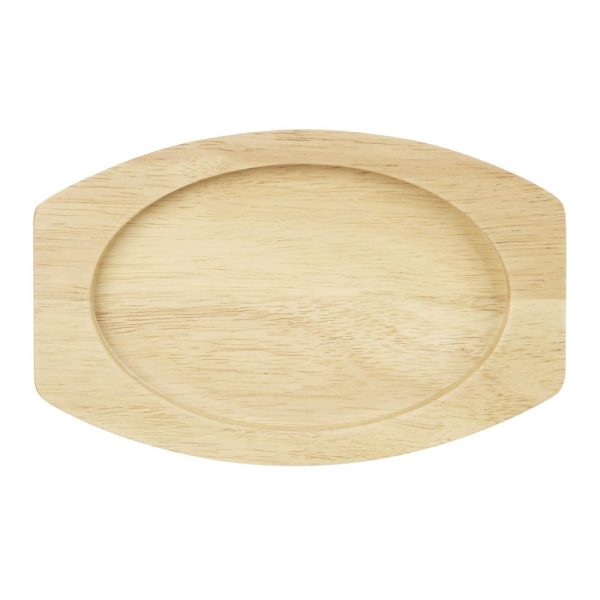 Olympia Hevea Board for Cast Iron Oval Eared Dish 230x135mm for FW818 - Image 3